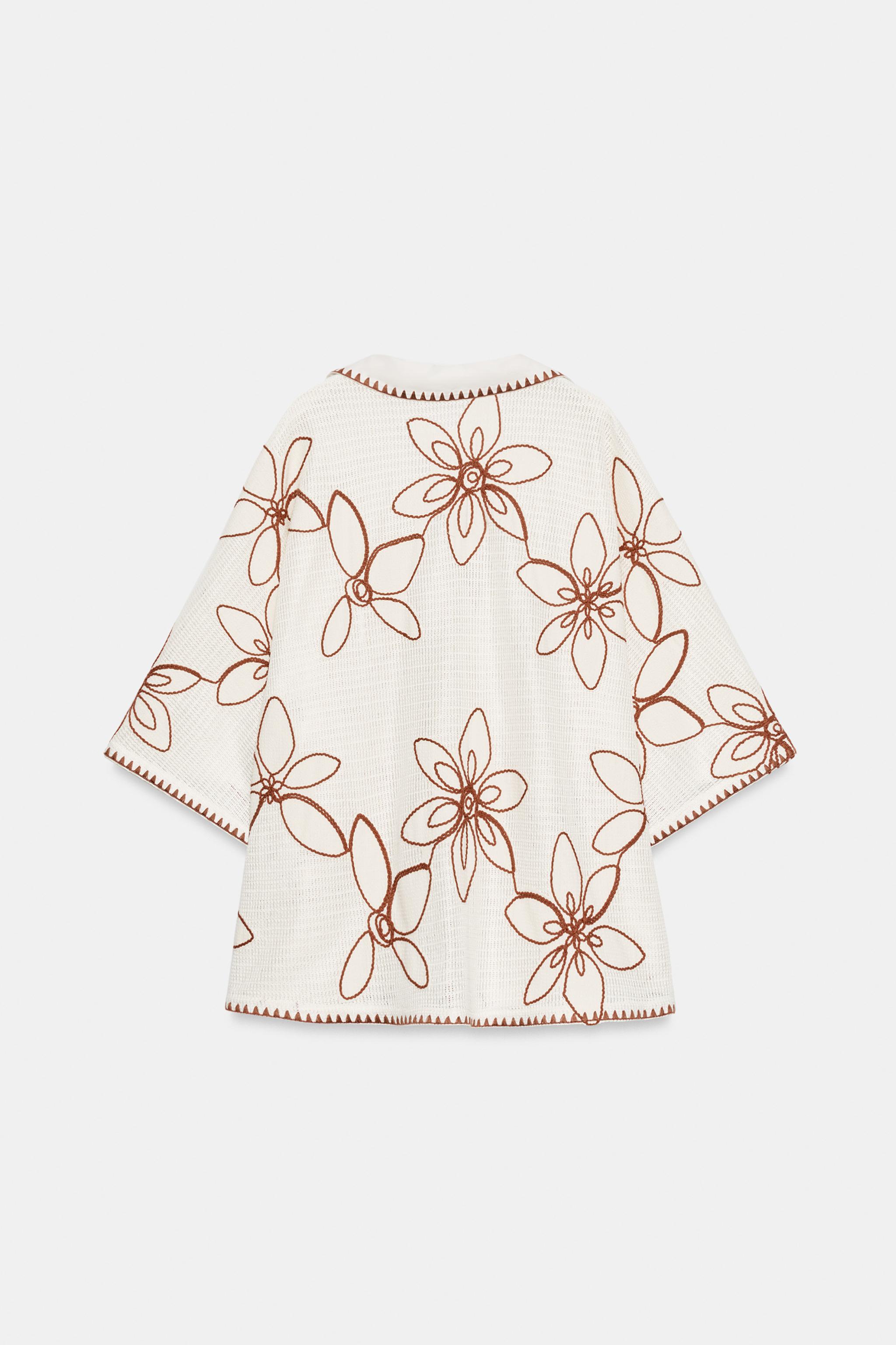 BLOUSE CAFTAN BRODÉE